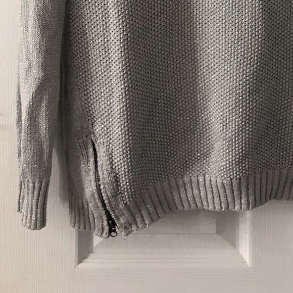 Gray Sparkly Sweater - Picture 2 of 3